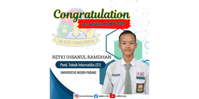 Selamat! 6 Siswa SMK Negeri 3 Padangsidimpuan Lolos SNBP  2025