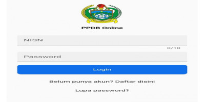 Pendaftaran PPDB 2022/2023