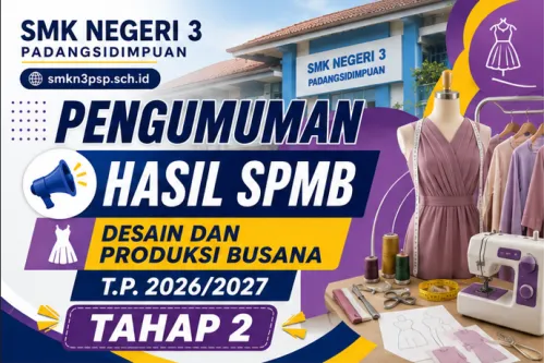 PENGUMUMAN HASIL SPMB T.P. 2026/2027 | TAHAP 2 - DPB