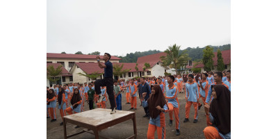 Senam Pagi Rutin Sabtu SMKN 3 Padangsidimpuan 