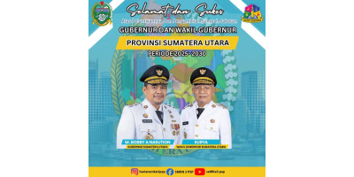 Selamat Atas Pelantikan Gubernur Sumatera Utara