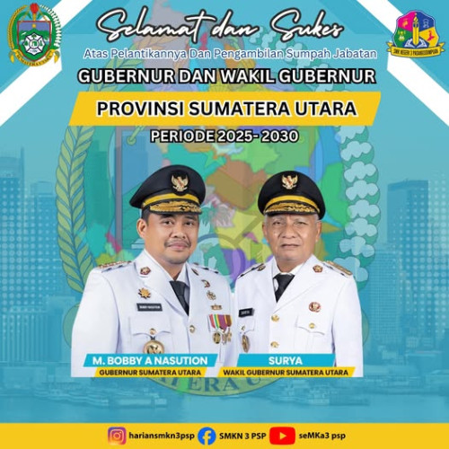Selamat Atas Pelantikan Gubernur Sumatera Utara