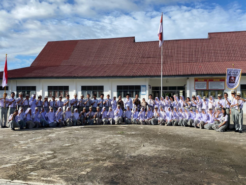 Pelantikan Pengurus OSIS tahun 2024/2025. 