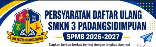 Persyaratan Daftar Ulang SPMB TP 2026/2027