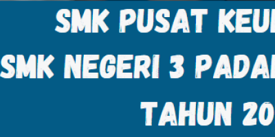 SMKN 3 Padangsidimpuan SMK Pusat Keunggulan Skema Pemadanan Dukungan Baru