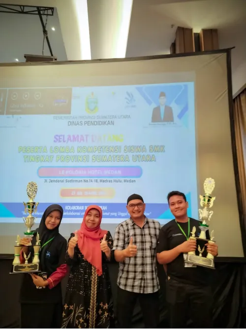 Prestasi Membanggakan, Juara 1 dan 2 lomba LKS Tingkat Provinsi Sumatera Utara 