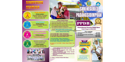 PPDB SMKN 3 Padangsidimpuan T.P. 2023 / 2024