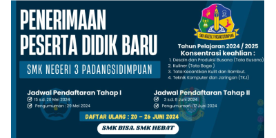 PENERIMAAN PESERTA DIDIK BARU (PPDB ) 2024/2025